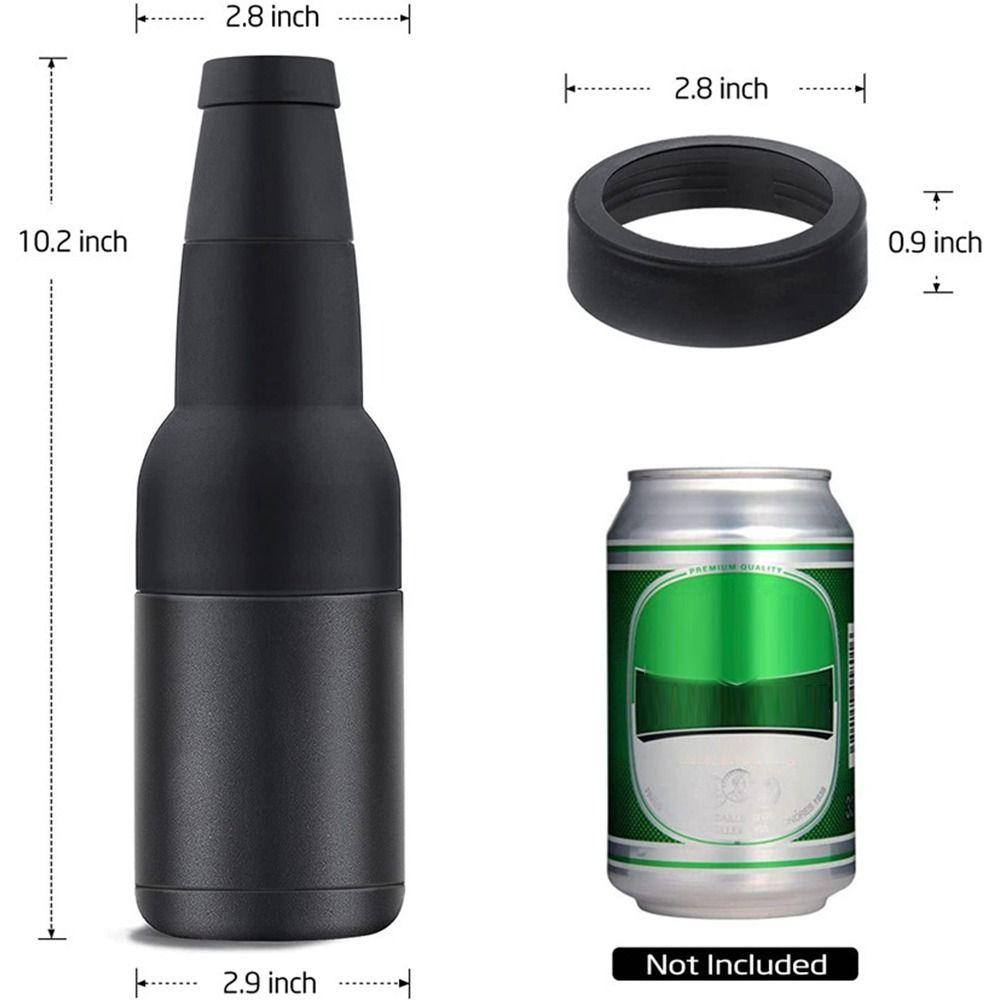 Double Walled Beer Can Cooler Stainless Steel Beer Bottle Holder Quality Beverage Cold Keeper  Cola