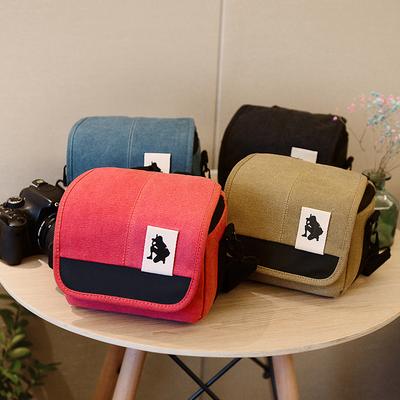 Canvas Camera Bag Case Bag For Canon EOS M10 M6 M5 SX60 SX50 SX30 SX510 1100D 1200D 1300D 450D 500D 600D 550D 18-55mm Lens