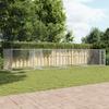 Vidaxl Klatka Dla Psa, Z Drzwiami, Szara, 8X2X1,5 M, Stal