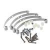 APPLIA-3X Steel Leaf Spring Suspension Set For WPL Henglong B14 B16 B24 B36 Ural Q60 Q61 Q62 Q63 Q64 4X4 6X6,Silver