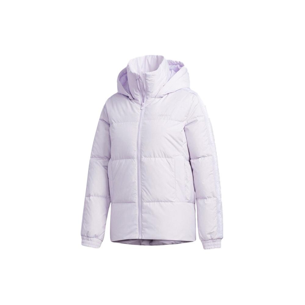 (WMNS) adidas neo Hooded Down Puffer Jacket Silver Dawn Women s GJ8791 L