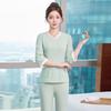 Women's Spring/Summer Thin Style Salon & Spa Uniform Set for Massage Technicians