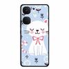 3D TPU Case For Vivo iQOO Neo 9 pro Flower Emboss Funda Neo 9s Pro Back Relief Silicone Soft Phone Cover Cartoon Bumper Capa