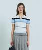 Grove Mali Half Zip-Up Collar Knit (White)