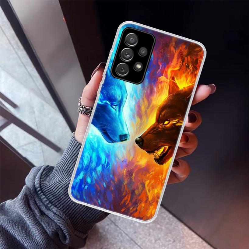 The Wolf Phone Case For Samsung Galaxy A17 A16 A26 A36 A56 A15 A25 A35 A55 A14 A13 A54 A53 A34 A24 A33 A23 A05S A04S Galaxy A16