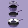 Urban Mrs. Cast Iron 3-Piece Wok & Soup Pot Set