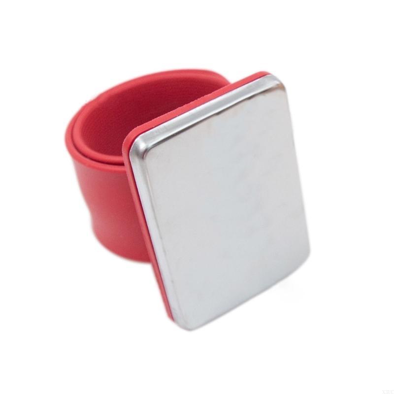 Sewing Needle Cushion Holder Sewing Pins Storage Slap Bracelet X3UC
