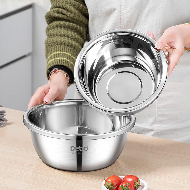 Debo Stainless Steel Basin & Sieve Set