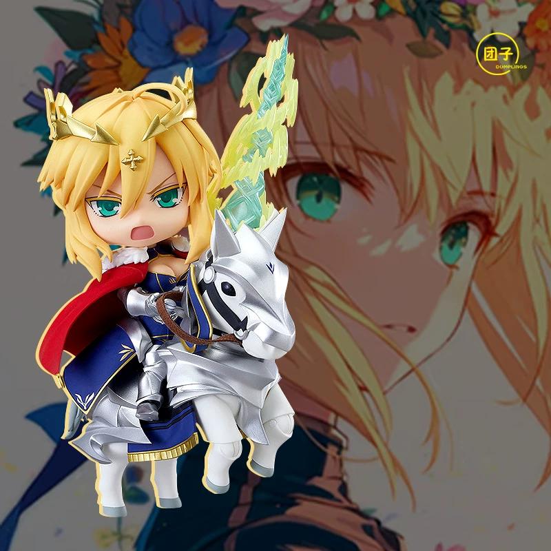 Saber Q Version Artoria Montierte Actionfiguren Anime Modell Spielzeugpuppe Schreibtischornament Sammlerstück Dekoration Überraschungsspielzeug Geschenke