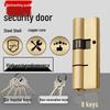 Steel Anti-theft Door Lock with Anti-pry Copper Cylinder Handle