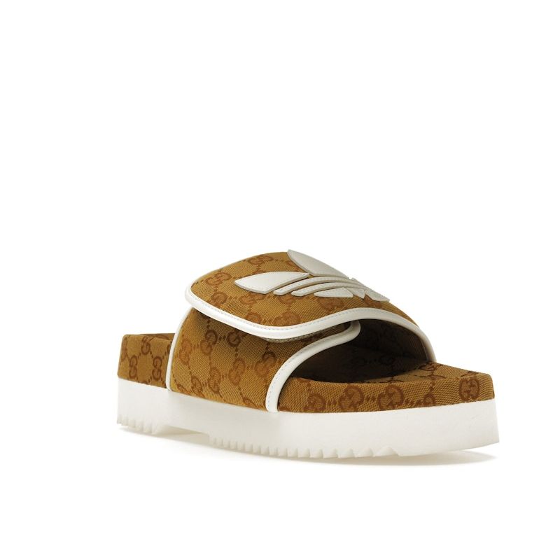 Adidas Slide Sandal Mesa GG Monogram Men Sneakers Brown 702412-FAAW2-7142
