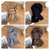 Women Scarf Solid Color Thickened Windproof Warm Versatile Scarf Daily Winter Outdoor Cycling Long