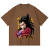 230 Gsm 100% Cotton Dragon Ball V18 Goku Print Unisex Heavy Cotton T Shirt