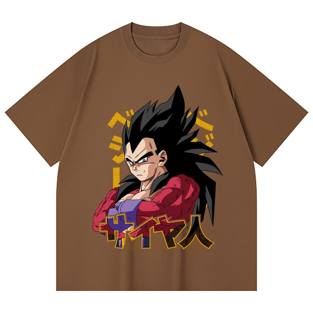 230 Gsm 100% Cotton Dragon Ball V18 Goku Print Unisex Heavy Cotton T Shirt