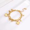 Alloy Jewelry Accessories Steel Ball Bean Bead Chain Trend Bracelets  Travel