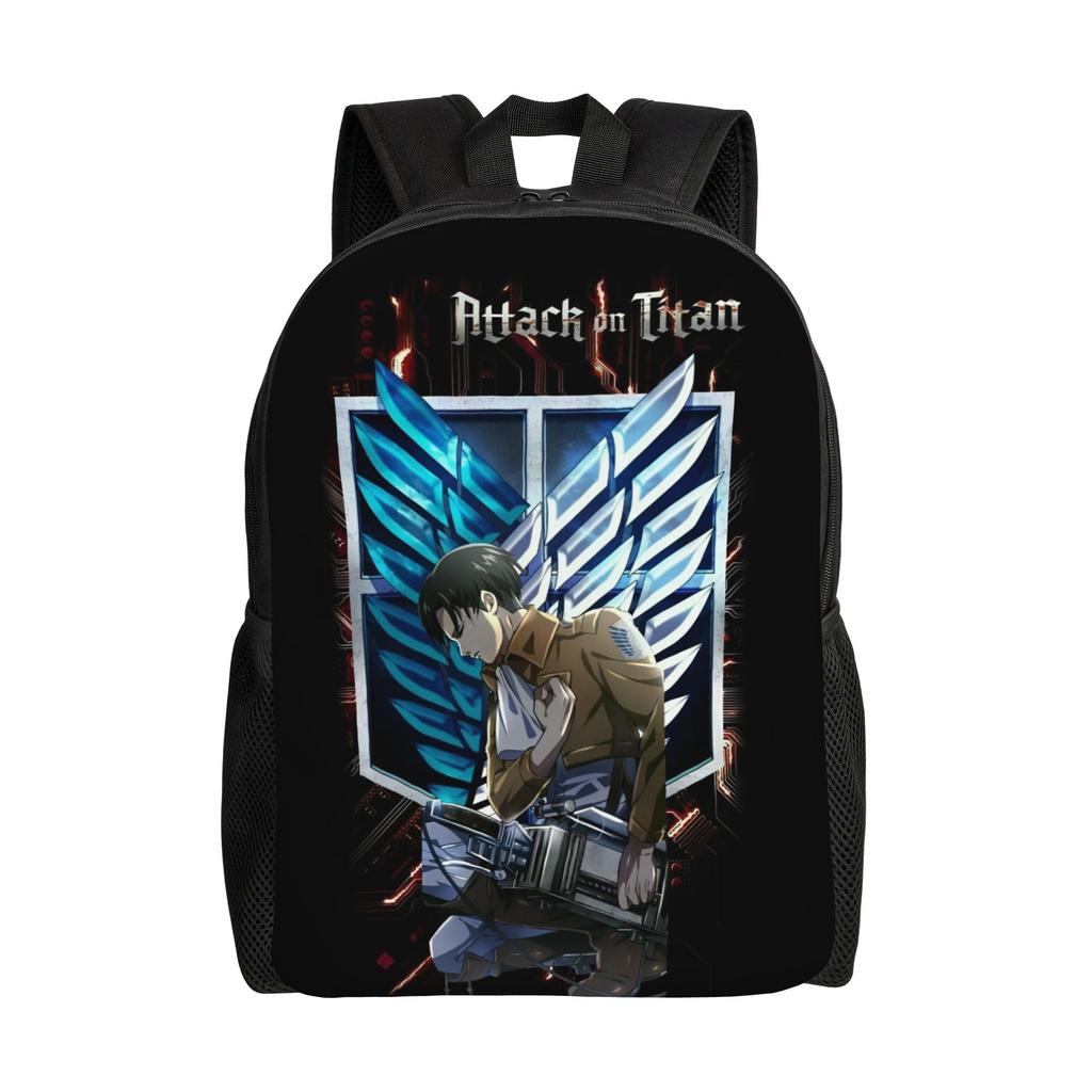 Wings of Freedom Shingeki No Kyojin  Anime Backpack Fashion High School Work Daypack Attacks on Titans Laptop Shoulder Bag Gift