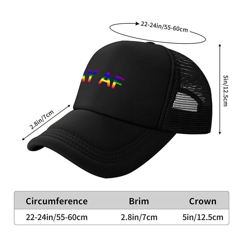 GAY AF Baseball Cap Anime Hat Dad Hat Winter Hats for Men Unique Hats Girl Mens