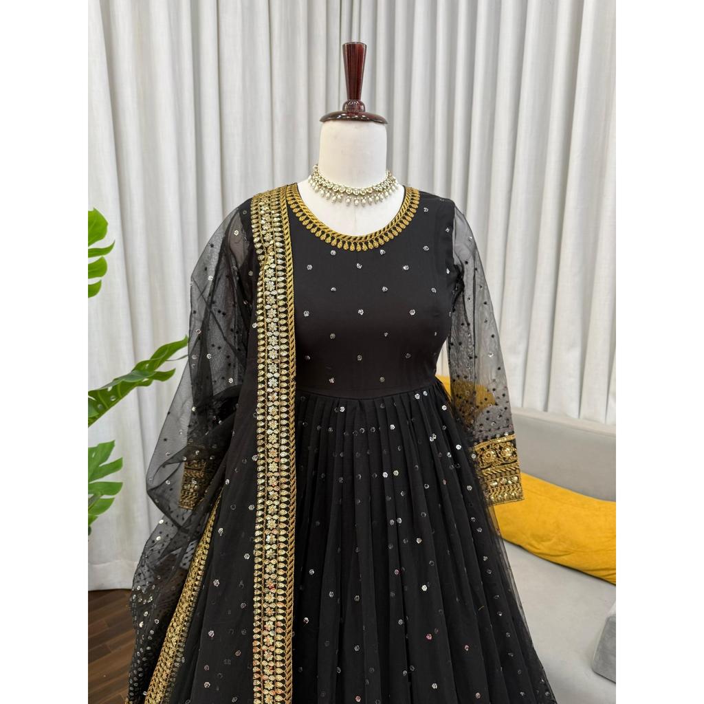 Look de Fiesta Ropa de Fiesta Traje Anarkali Traje Salwar Kameez Indio Pakistaní Vestido