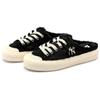 MLB Playball Mule Lightweight Low top Skateboard Shoes Unisex Black Sneakers 3AMUUD316-50BKS