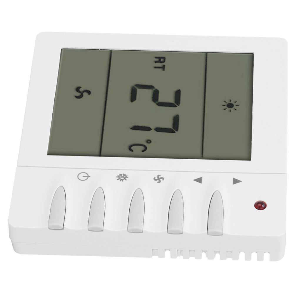 AC220V Central Air Conditioning Fan LCD Thermostat Air Conditioning Temperature Controller