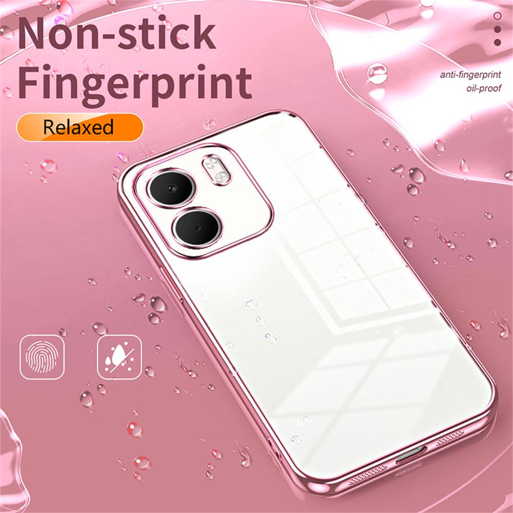 For Oppo A5x 5G Case Electroplating Frame Soft TPU Phone Cover