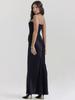 Elegant Strapless Bodycon Sexy Midi Dress Women Black Fashion Off-shoulder Sleeveless Dresses Ladies Korean Backless Club Party Dress 2026 New