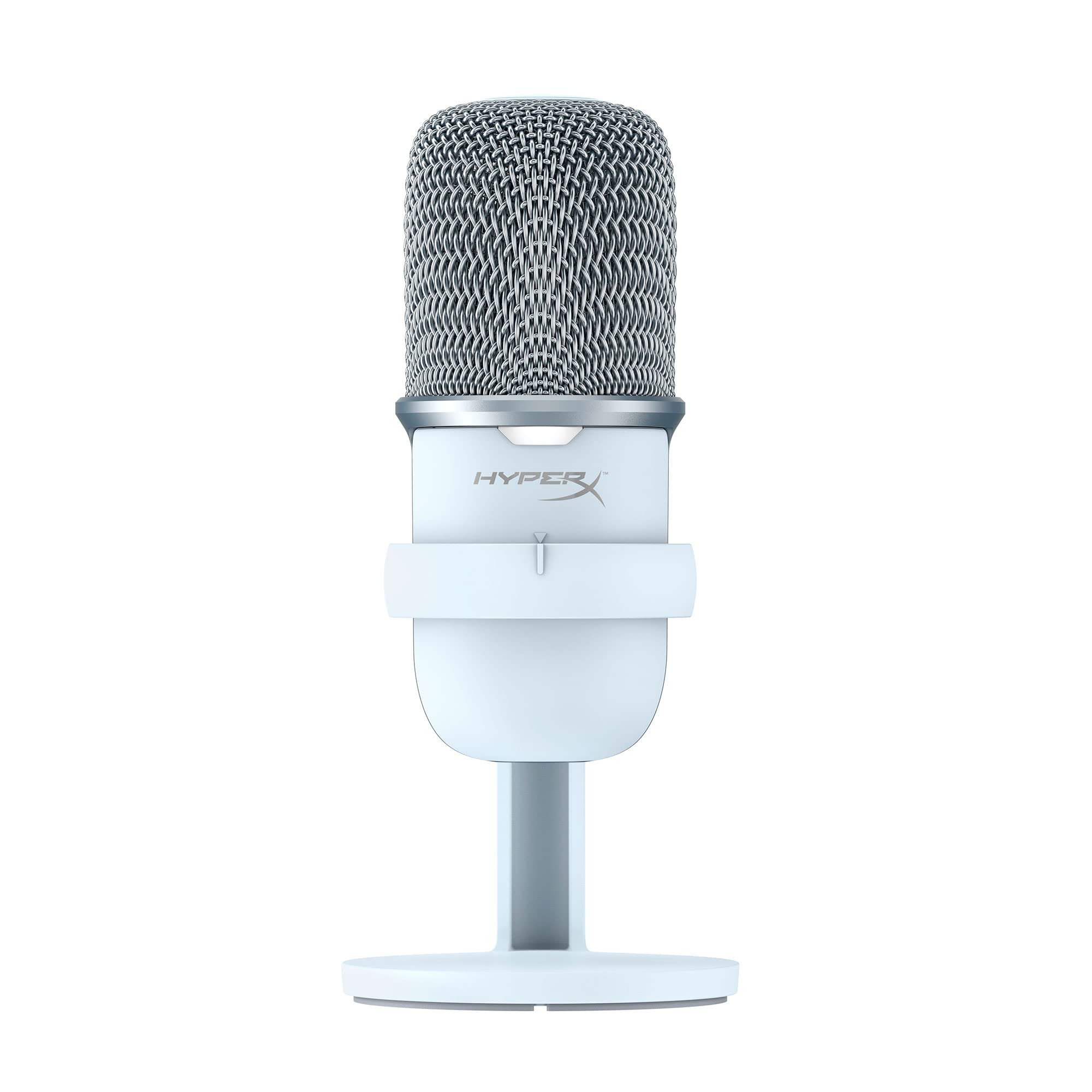 

SoloCast USB Standalone for Content and Compatible with and Manufacturer Product Number 519T2AA Hyper-X Microphone, White, Teleworkers, Streamers,