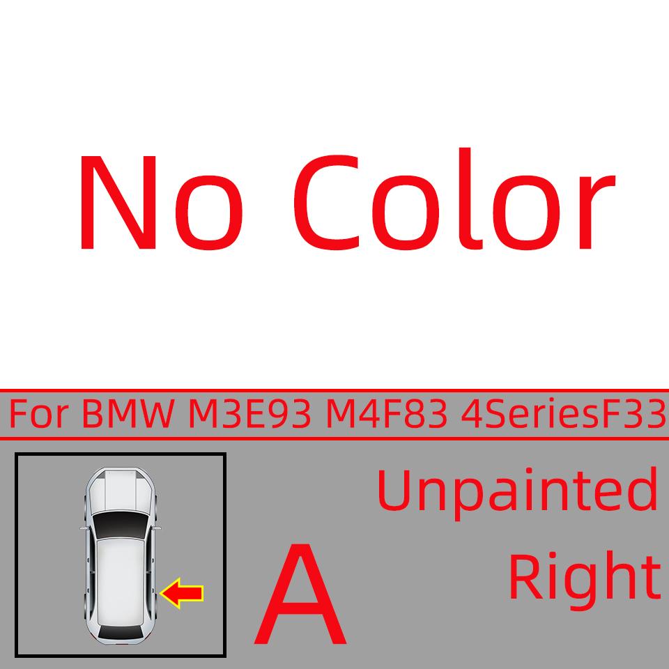 For BMW E93/M3 07-13 F83/M4 14-19 4Series F33 Convertible Roof Trim Cover Trim Strip Accessory Painted Auto Parts