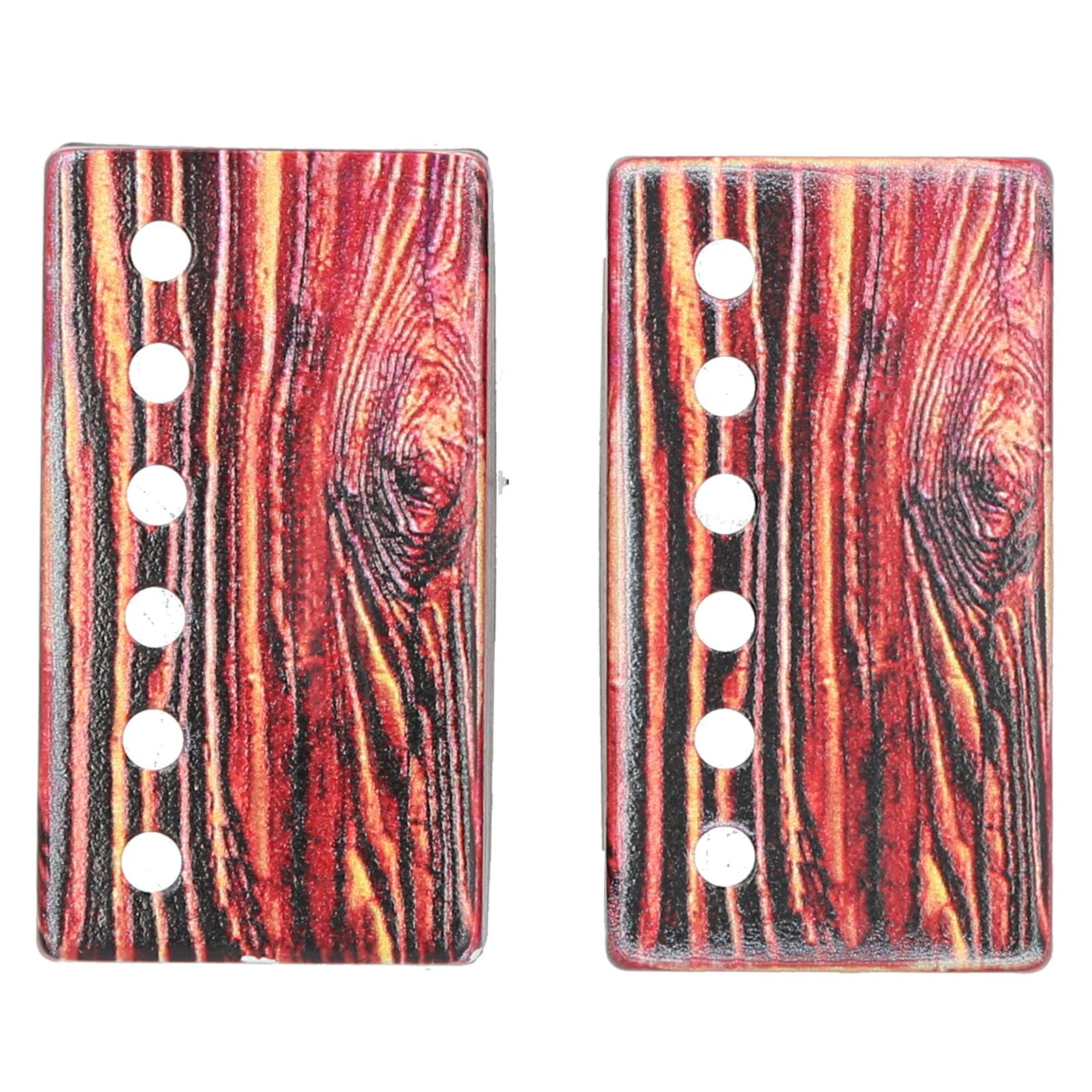 

2Pcs Electric Guitar Pickup Cover Metal Musical Instrument Accessories for 6String