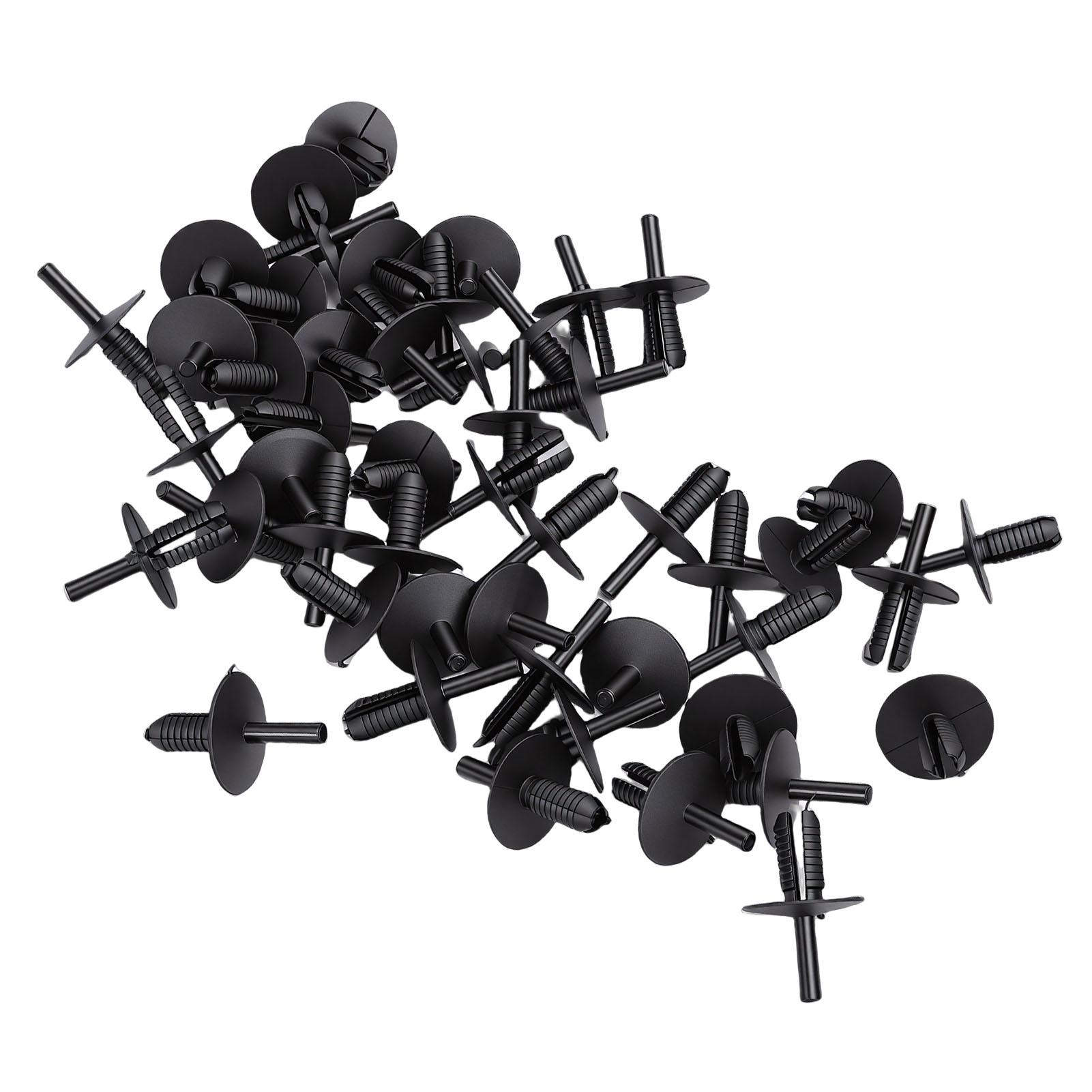 

50PCS Car Body Fastener Rivets Replacement for 1 2 3 5 7 Series 51111908077 Bumper Clips Plastic Fasteners Push