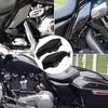 PBYMT Mid Frame Air Deflector Compatible For Harley Touring Road King Street Electra Glide 2009-2024 (Vivid Gloss Black)