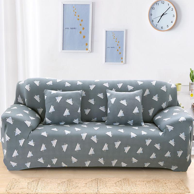 Capa de sofá de 1/2/3/4 L Seater Slipcovers Stretch Sofá Caso Impresso