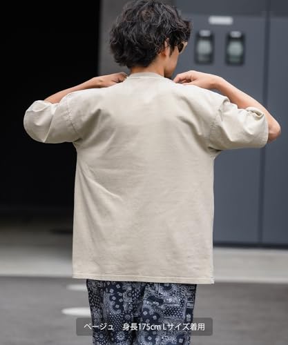 IMPROMES Casual SIDEWAYSTANCE Pigment Short Sleeve T-Shirt, Men's, Green