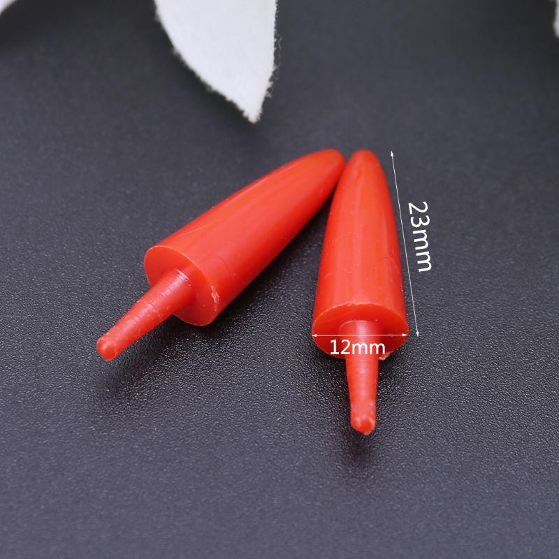 50 Stück 12 x 23 mm Kunststoff DIY Schneemann Nase für handgemachte Handwerk Kinder Kinder Spielzeug Weihnachtsdekoration