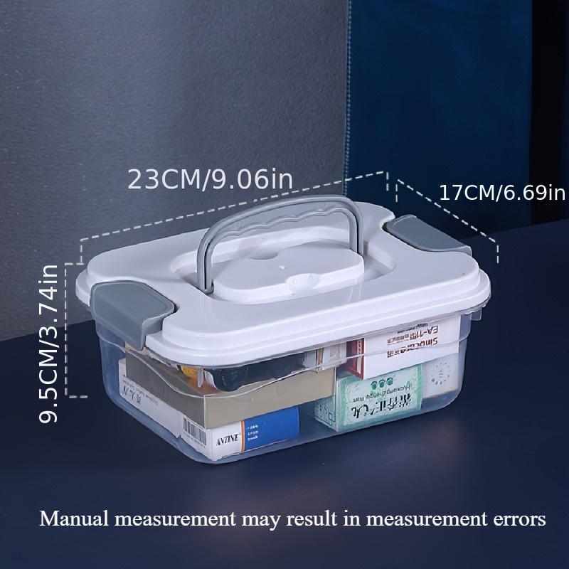 

[Clear Plastic Storage Box] with Snap-Lock Lid | Square Organizer for Home,Toys,Snacks,Clothes & Bedding|Multi-Purpose Container