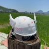 Trendy Street-Style Half Helmet with Eye Protection for Young Riders