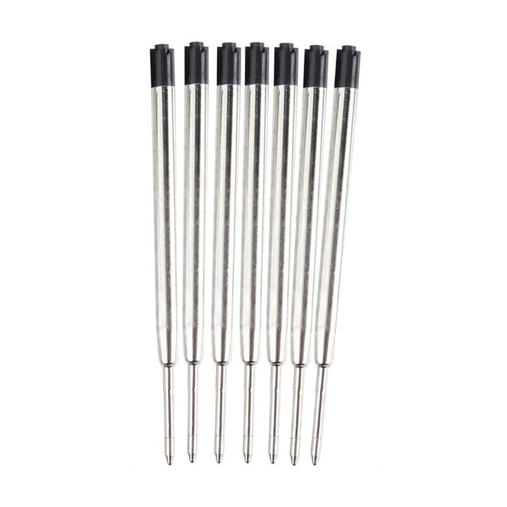 10Pcs Replaceable Ballpoint Pen Refills Ballpoint Metal Refills Metal Refill for Twist Action Ballpoint Pens 1.0mm Tip