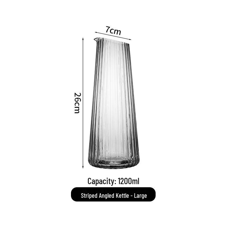 

Penguin Striped Glass Wine Decanter