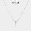 Women's 2024 Light Luxury Pearl Knot Necklace: Elegant Clavicle Chain, Sweet & Cool Summer Accessory