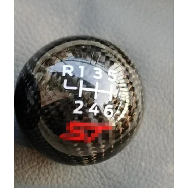 

New Racing 6 Speed Real Carbon Fiber Gear Shift Knob For Ford Focus ST RS Fiesta ST TRL