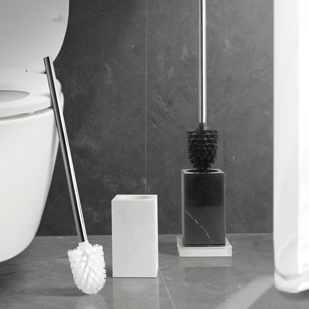 European Style High Quality Marble Toilet Brush Long Handle Cleaning Brush Bathroom Accessories Toilet Brush Toilet Decoration