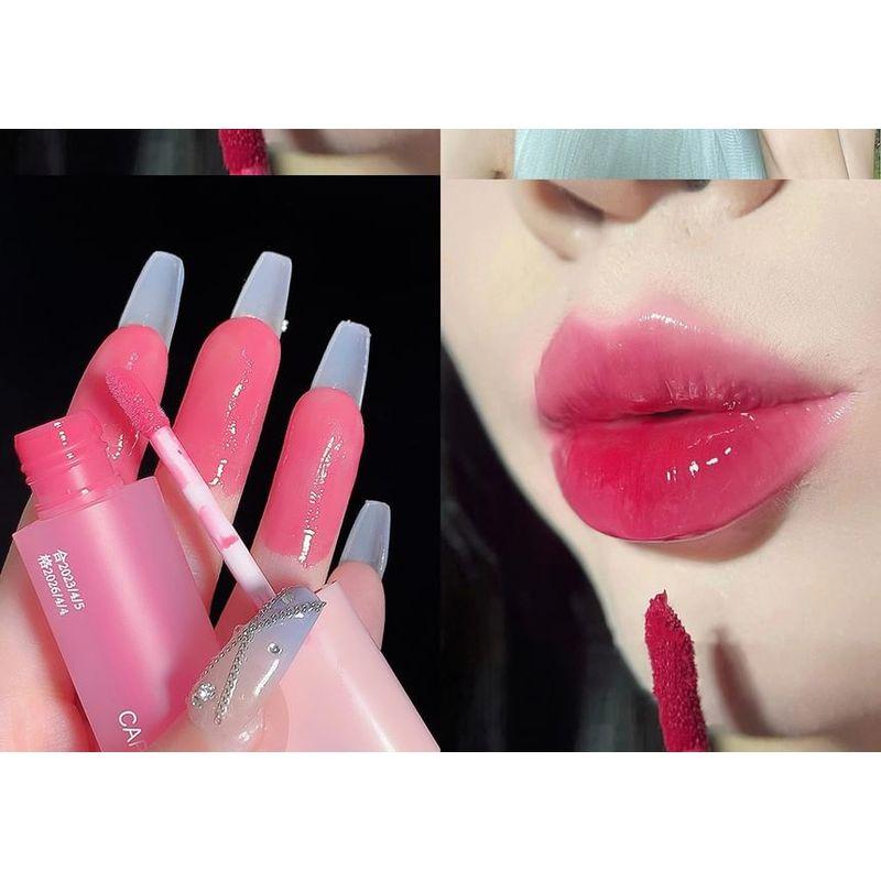 Cappuvini - Love Heart Mirror Lip Gloss - 6 Colors