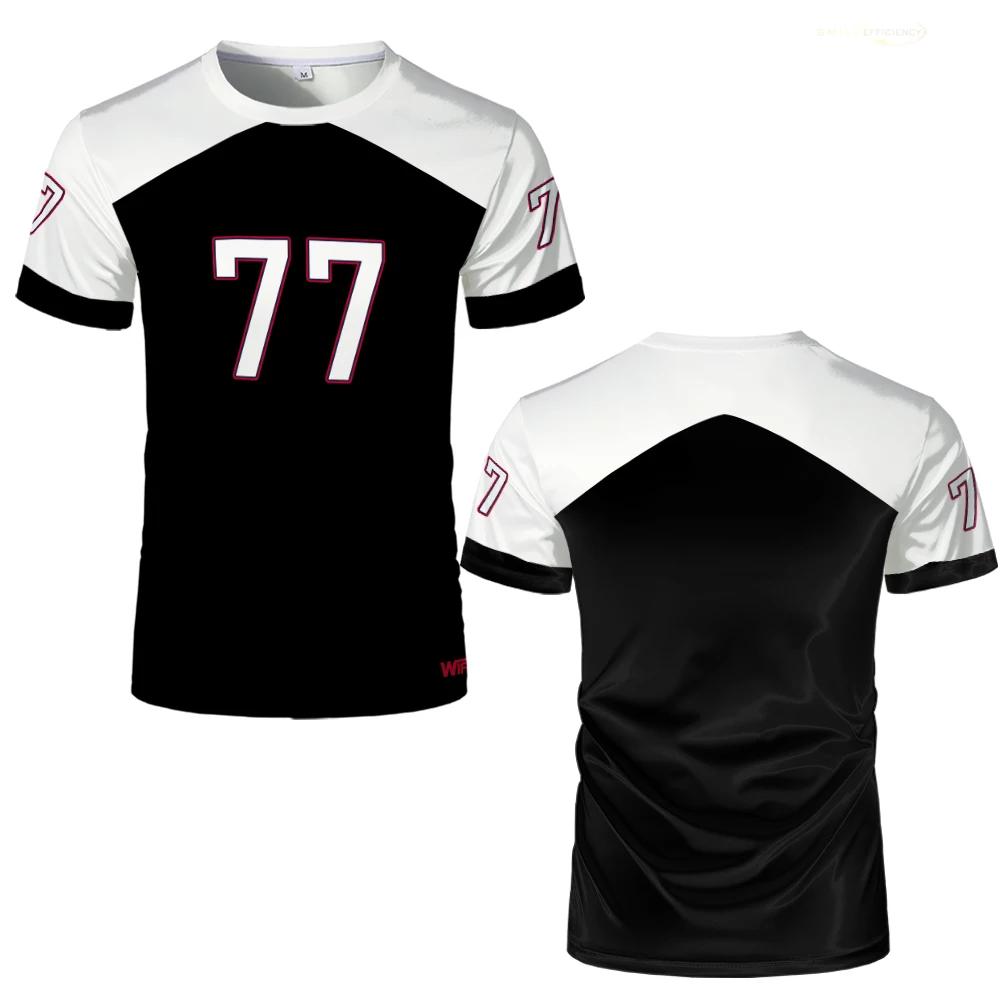 

Новая спортивная футболка для отдыха, мужская, модная, простая, с 3D-принтом, уличная одежда WIFRU, быстросохнущая, на заказ, с коротким рукавом 6XL