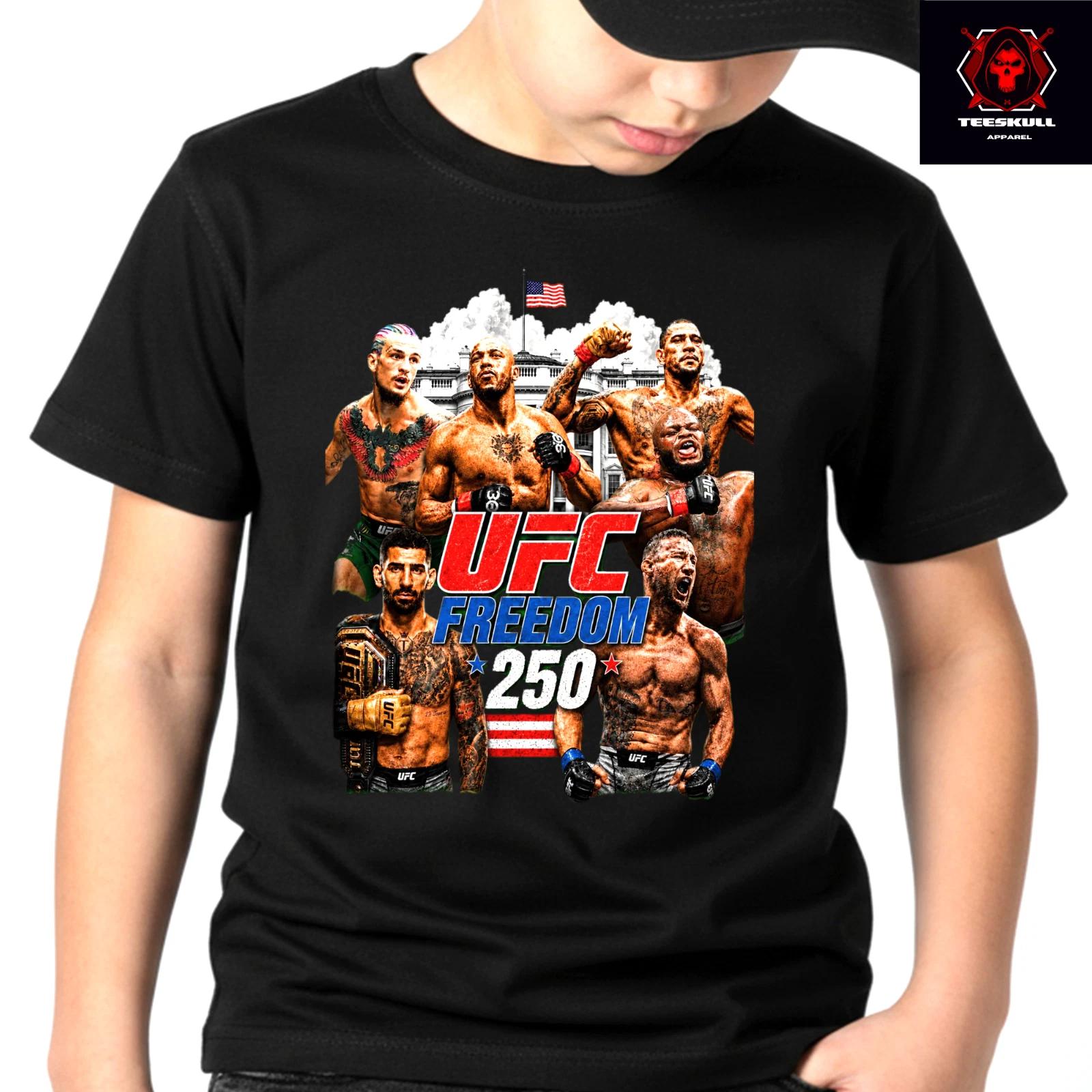 UFC Freedom 250 Patriotic MMA Fight Night Premium Unisex T-Shirt 4XL