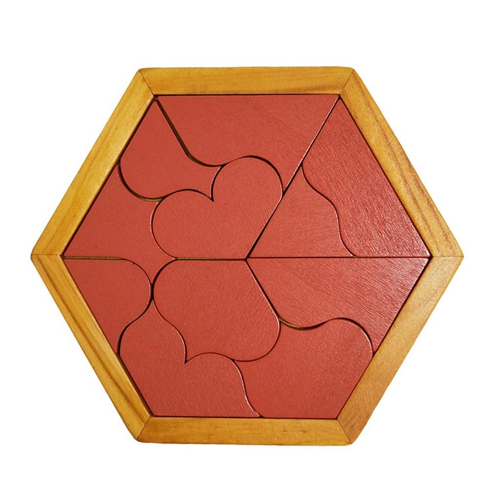 Montessori Tangram Intelligence Toy Safe Educational Toys IQ Games Puzzle  Kids Adults