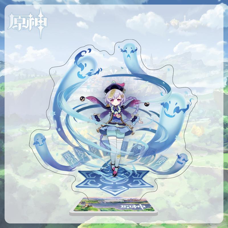 16cm Height  Acrylic Large Stand-up Display Featuring Characters From Mondstadt, Liyue, and Inazuma In Genshin Impact