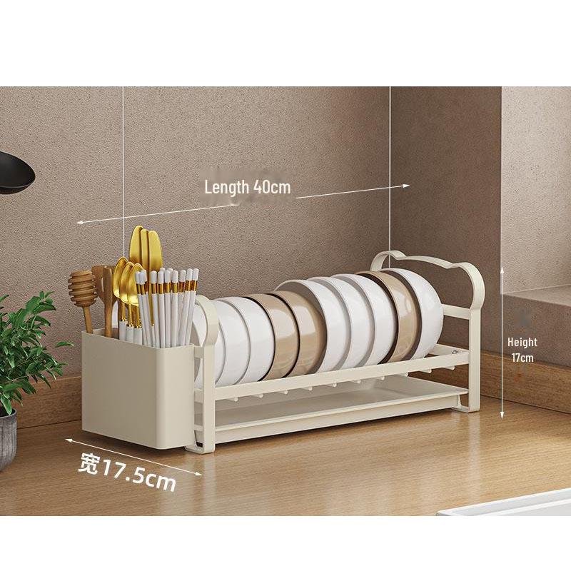 Многофункциональная кухонная стойка для посуды и столовых приборов single layer bowl rack