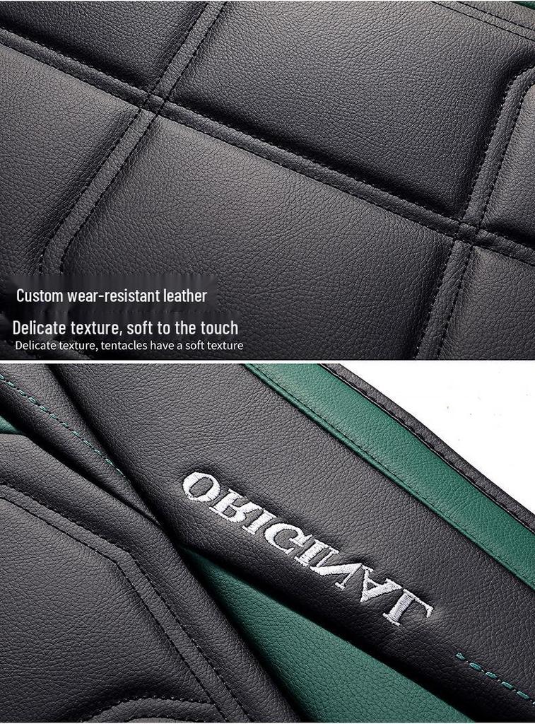 Universal Leather Car Seat Cushion Cover for Five-Seater, All Seasons