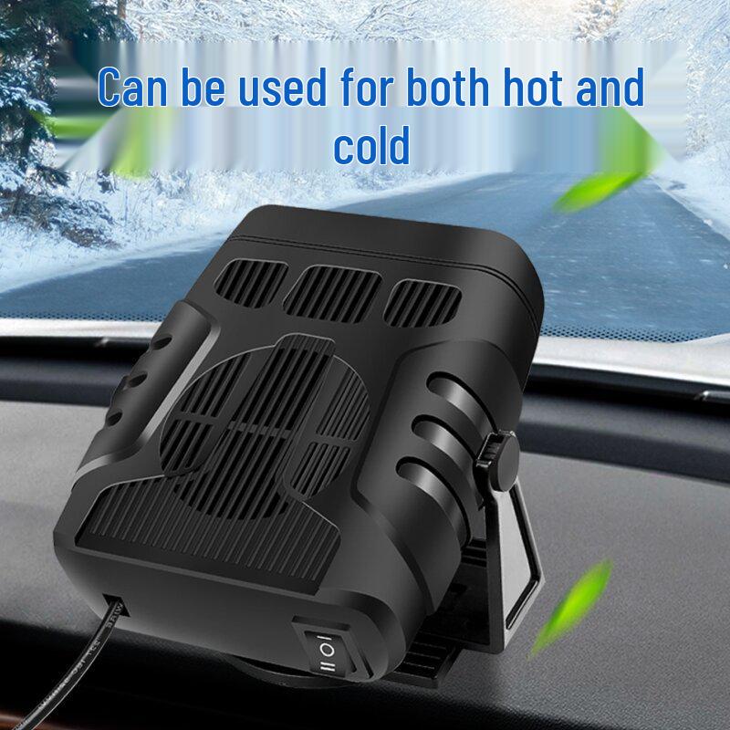 12V Dual Gear Car Heater: Rapid Electric Defrost & Demist with Hot/Cold Settings