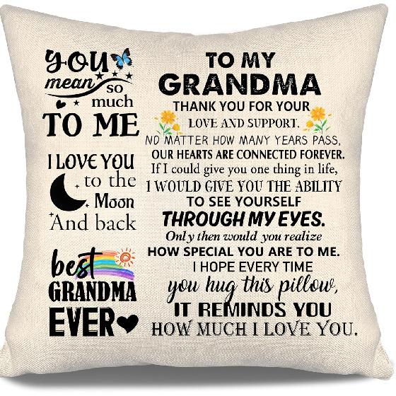 To My Bonus Daughter Gift Ideas Throw Pillow Covers for Bonus Daughter from Bonus Mom Bonus Dad Birthday Graduation Thanksgiving